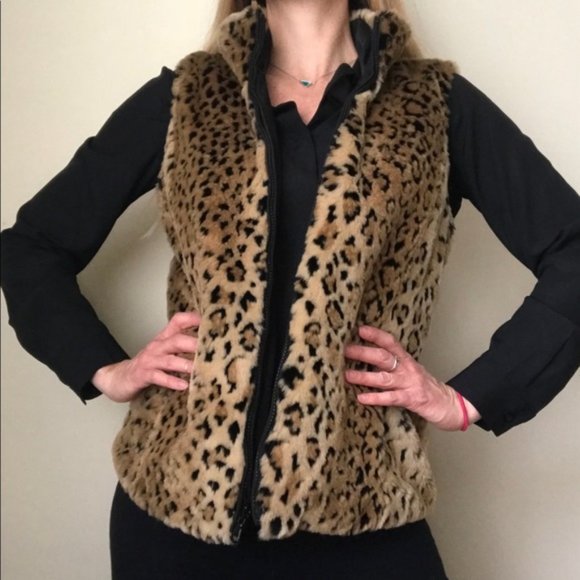 Kristen Blake Reversible Animal Print 
